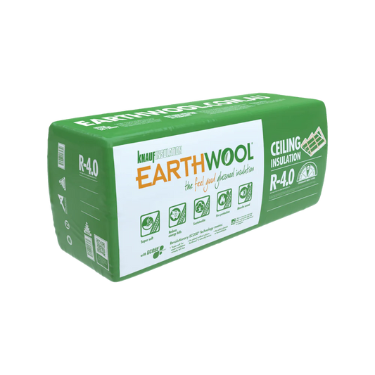 Earthwool R4.0 Thermal Ceiling Batts (195mm thick) - 430mm and 580mm