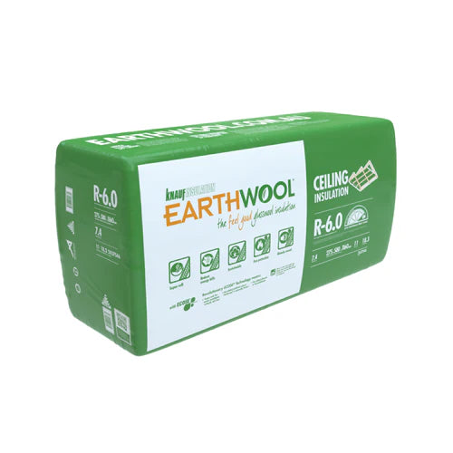 Earthwool R6.0 Thermal Ceiling Batts (275mm thick) - 430mm and 580mm